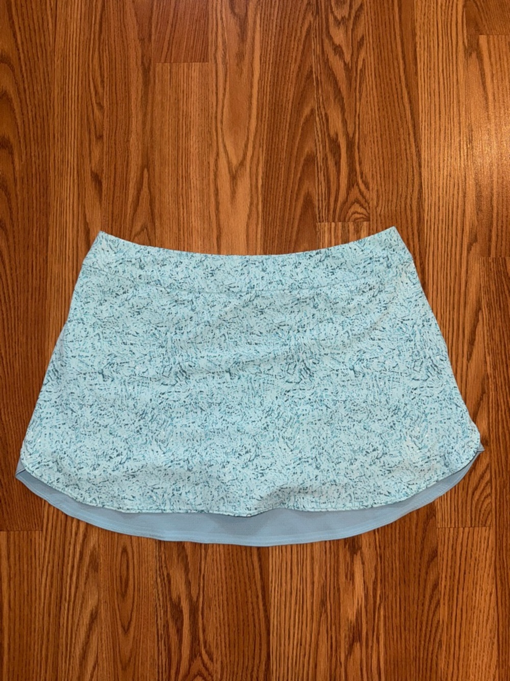 Outdoor Voices The Exercise Skort Light Blue Printed with Shorts Liner Medium